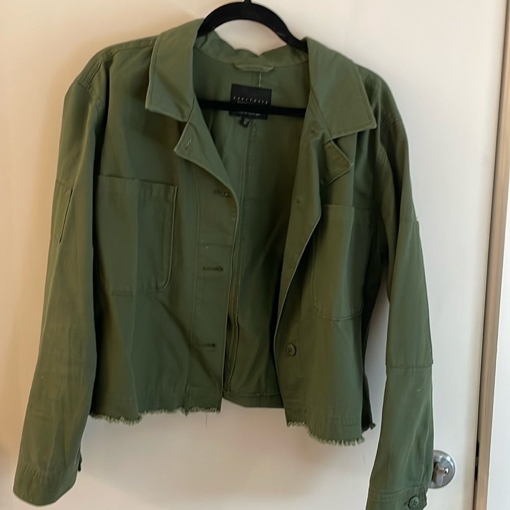 Green army jacket
